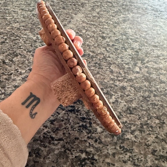 Round rustic wooden riser - Picture 3 of 5